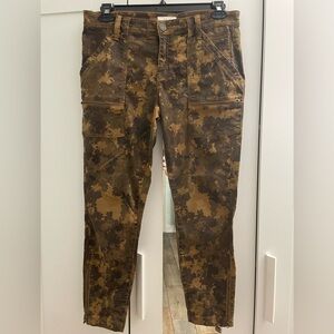 Joie Brown Camouflage Pants Sz. 32